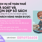 Dịch vụ rà soát, dọn dẹp sổ sách