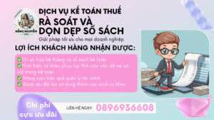 Dịch vụ rà soát, dọn dẹp sổ sách