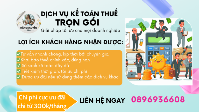 Dịch vụ kế toán thuế trọn gói
