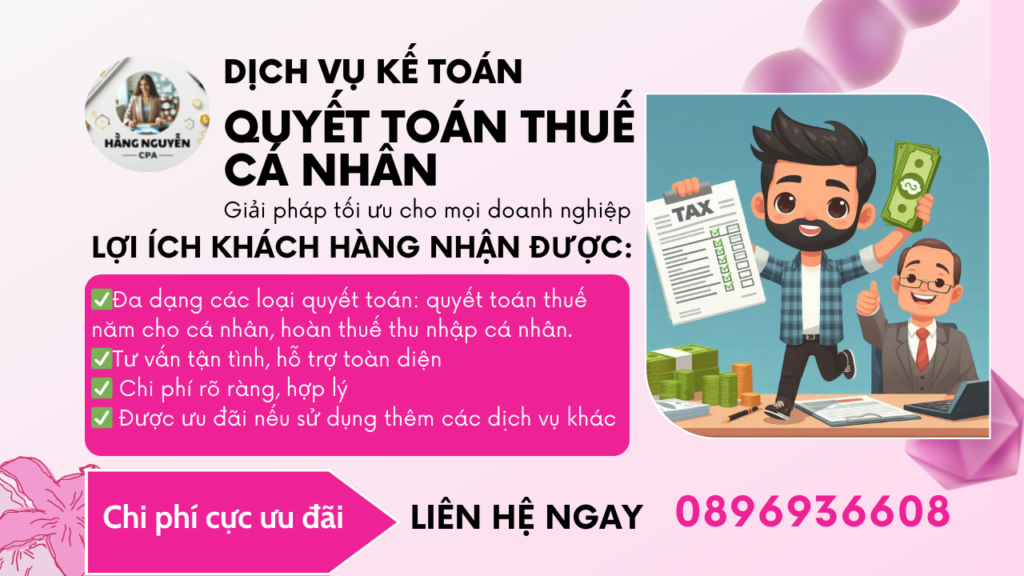 Dịch vụ quyết toán thuế cá nhân