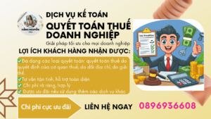 Dịch vụ quyết toán thuế cho doanh nghiệp