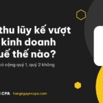 Doanh thu lũy kế vượt 1 tỷ ở quý 3: hộ kinh doanh khai thuế thế nào?
